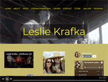 Tablet Screenshot of lesliekrafka.com